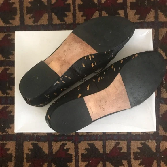 Cole Haan Calf Hair Animal Print Loafer - Picture 4 of 5